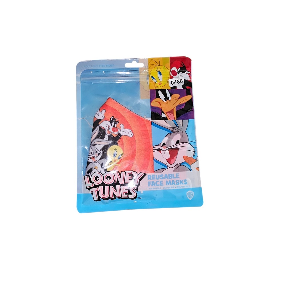 Looney Tunes‎ Reusable Face Mask Bugs Bunny Daffy Duck Tweety Sylvester #486,487